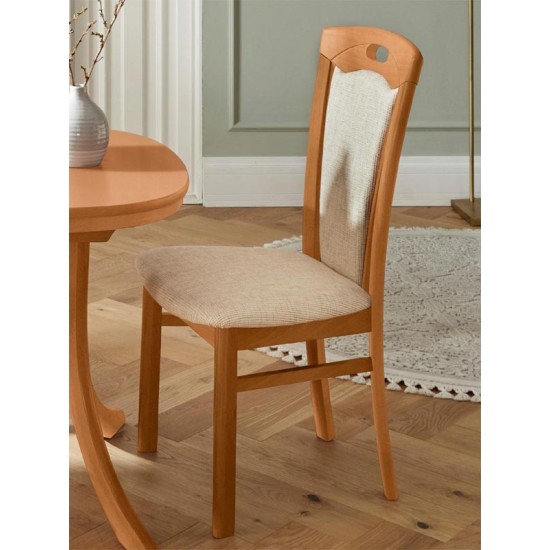 BP Sedie Shop - mod. 847-C I - Seduta classica, da soggiorno / sala da  pranzo, cucina, realizzata in legno massello di faggio, sedile imbottito.